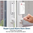 thumbnail image 5 of WiFi Alarm Home Security System, Wireless Alarm System with Loud 120dB Window Door Alarms Sensor, Remote Control WiFi Siren for Shed Garage, 5 of 6