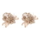 thumbnail image 1 of 4 piezas de flores de organza Coletero grueso para el cabello Coletero alto decorativo, 1 of 8