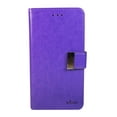 thumbnail image 1 of Exian iPhone 11 Pro PU Leather Wallet with Pocket for Cards, Purple, 1 of 2