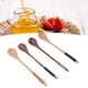 thumbnail image 3 of Cuchara De Madera Con Largo, 4 Piezas, Delgadas, Reutilizables, Delicadas Cucharas Para Agitar Café De Madera, Agarre Cómodo Portátil Para Picnics, 3 of 7