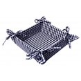 thumbnail image 1 of 5.5 x 5.5 in. Bread Basket, Toro Black Check, 1 of 1