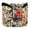 Abstract Colorful Small Flowers, variant on Haosy Watercolor Bluebirds and Wildflowers Golf Mallet Putter Cover Strong Magnetic Leather Golf Club Headcover Closure