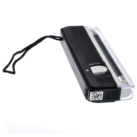 GOOHOCHY 2-in-1 Portable Handheld Currency Money Detector Torch Lamp