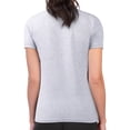 thumbnail image 2 of Women's G-III 4Her by Carl Banks  Gray Green Bay Packers Super-Slim Fit Lightweight Shadow Logo T-Shirt, 2 of 3
