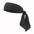 thumbnail image 1 of Banda para el cabello que absorbe la humedad Banda elástica para el sudor Pañuelo para la cabeza Pañuelo envolvente para la cabeza negro, 1 of 1
