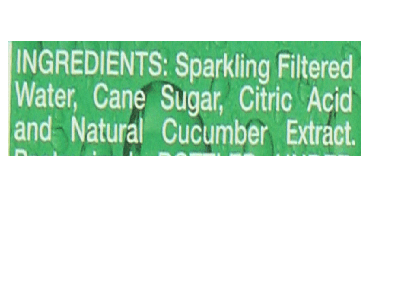 (Pack of 24) Mr Q Cumber Sparkling Cucumber Beverage, 7 fl oz