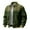 Dark Green #011, variant on Mens Jacket Bomber Zip Up Flight Lightweight Jackets Casual Stylish Fall Winter Coats White L