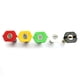 thumbnail image 1 of Pressure Washer Nozzle Kit 5 Colors 0 15 25 40 Degree Fan Shape Power Pressure Washer Nozzle Tips for Car Floor Wash 1.6 Hole, 1 of 3