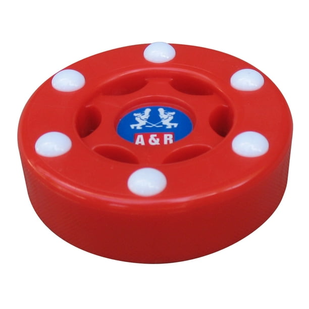 A&R Sports Inline Street Hockey Puck, Red