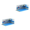 thumbnail image 2 of Dalazy 1 32 Modèle Réduit de Voiture Garage pour Collection Diorama Arrière-Plan Époustouflant et Réaliste Type 32108 2ensemble, 2 of 6