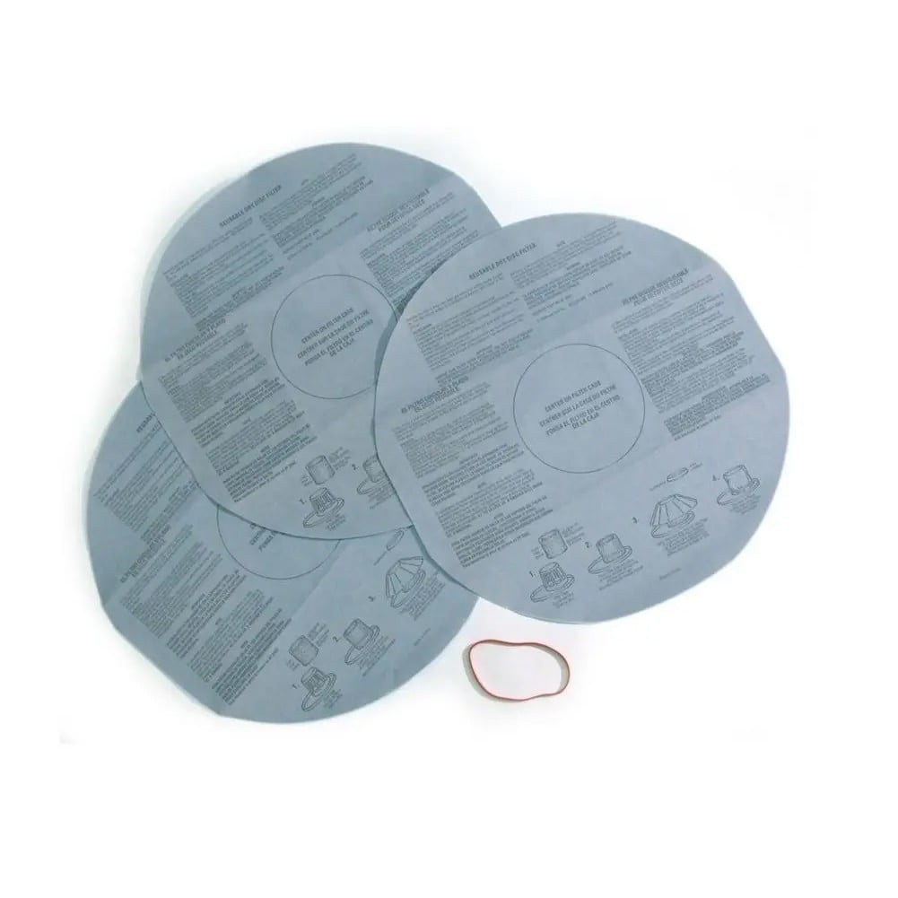 3/6Pcs Wet Dry Vacuum Filter Dry Disc Filters for ShopVac 90137 Paper