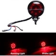 thumbnail image 2 of 12V Motorcycle Tail Lights Brake Light Red LED Rear Brake Lamp for Street Bike Chopper Bobber Cafe Racer Cruiser., 2 of 5