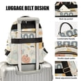 thumbnail image 3 of FORMRS Mini Backpack Purse for Women Quilted Travel Daypack Casual Shoulder Bag, Halloween Cute Pumpkins, 3 of 7