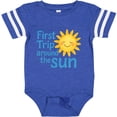 thumbnail image 3 of Inktastic First Trip Around the Sun Sunny Birthday Boys or Girls Baby Bodysuit, 3 of 5