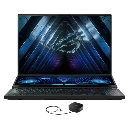 ASUS ROG Zephyrus Duo 16 GX650 GX Gaming/Entertainment Laptop (AMD Ryzen 9 7945HX 16-Core, 16.0in 240Hz Wide QXGA (2560x1600), Win 11 Pro) with G2 Universal Dock