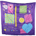 thumbnail image 5 of Playtime Premium Ultra-Soft Microfiber Reversible. All in 1 Kids, Toddler Sleep & Play Gaming Nap Mat / Sleeping Slumber Bag Bed Cover For Kids Daycare, Pre-School. Over35 Fun Games. Pink/Purple-Girls, 5 of 6