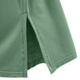 thumbnail image 6 of Mrat Nightgown Long Women's Long Sleeve Sleepwear Full Length Nightshirt Soft Cotton Sleep Gowns Comfort Loose Home Long Sleeved Skirt Pajamas Green Free Size, 6 of 6