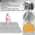 thumbnail image 3 of High Chair/Craft Mat, Washable Splash Proof Mat, Waterproof and Easy to Clean, Baby Feeding Supplies, 3 of 5