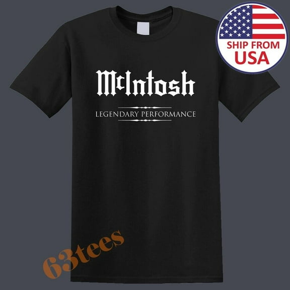 McIntosh Laboratory Legendary Performance Men's Black Size S to 3XL