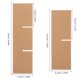 thumbnail image 2 of unbranded 2Jgo Divisores Para Cajas De Envío De Color Marrón Claro Práctico Y Resistente, 2 of 8
