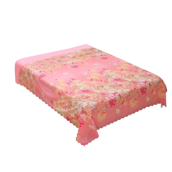 Beautynvta Bed Sheet, Floral Printed Bed Sheets, Lightweight Super Soft Easy Care Microfiber Flat Sheet, Wrinkle Free, Machine washable, 78.7''x90.5''