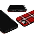 thumbnail image 3 of Casely iPhone 16e Case | As if! | Red Plaid | Holiday Shop | Compatible with MagSafe | Bold Protective Design, 3 of 9