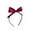 Red, variant on EKKIMIMI Bow Headbands Red Bowknot Headband For Women Girls Black Bows Hair Hoop For Women Bowknots Hair Bands Handmade Bows Head Band Barrettes for Thin Hair