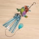 thumbnail image 5 of RKSTN Wrought iron painted wind chimes Owl Iron Glass Painted Ornaments Wind Chime Garden Courtyard Crafts Pendant, 5 of 7