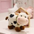 thumbnail image 1 of Recién llegado, muñeco de peluche de vaca de Chocolate de 25/30/45cm, juguete suave superbonito de alta calidad, regalo de cumpleaños y Navidad para niños zhangyuxiang LED, 1 of 2