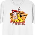 thumbnail image 2 of Ed Edd N Eddy Eddy In Orange & Red Frames Crew Neck Short Sleeve Men's White T-shirt-XS, 2 of 4