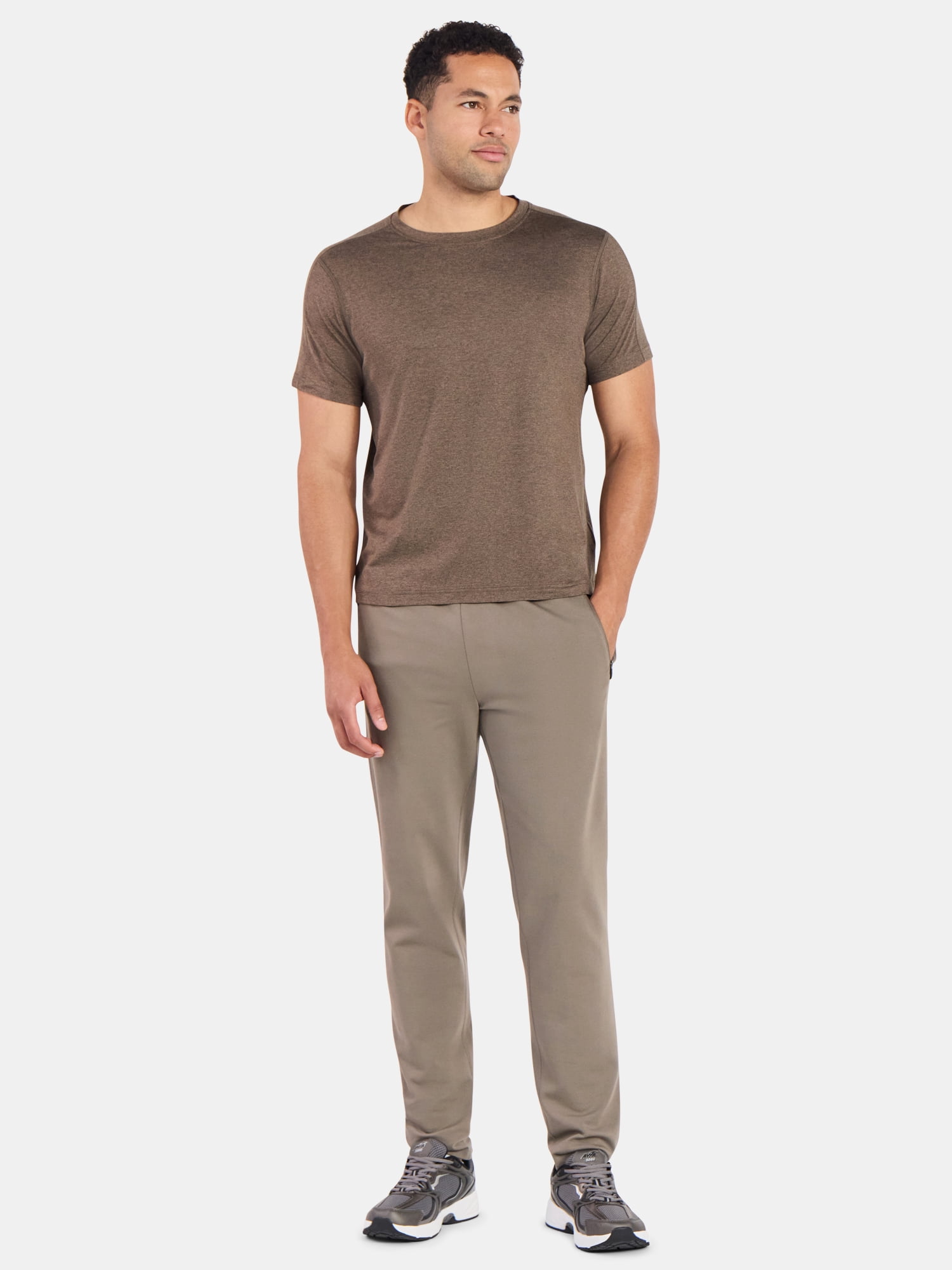 Athletic Works Men's and Big & Tall Men's Soft ButterCore Tee with Short Sleeves, Sizes S-5XL