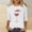 White#2, variant on SuTry Womens Christmas Shirts 3/4 Length Sleeve Loose Hoodless Tops Fashion Casual Christmas Print Crew Neck Holiday Tops Pullover(Black#1,4XL)