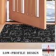 thumbnail image 3 of Math Equations Physics Icons Green Pattern Door Rugs,Washable Non Slip Door Mats Indoor,Decorative Door Mats,Entry Mat Indoor for Entrance,Bedroom,Kitchen,Bathroom,17"x30", 3 of 6