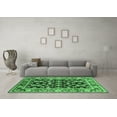 thumbnail image 3 of Ahgly Company Indoor Rectangle Oriental Emerald Green Industrial Area Rugs, 2' x 5', 3 of 4