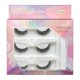 thumbnail image 2 of 3 pares de pestañas autoadhesivas sin pegamento, extensiones de pestañas reutilizables de volumen largo, aspecto natural, regalo para mujeres, 2 of 9