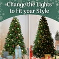 thumbnail image 5 of Elf Stor 7.5ft Prelit Christmas Tree with 450 LED Lights and Metal Stand, 5 of 7