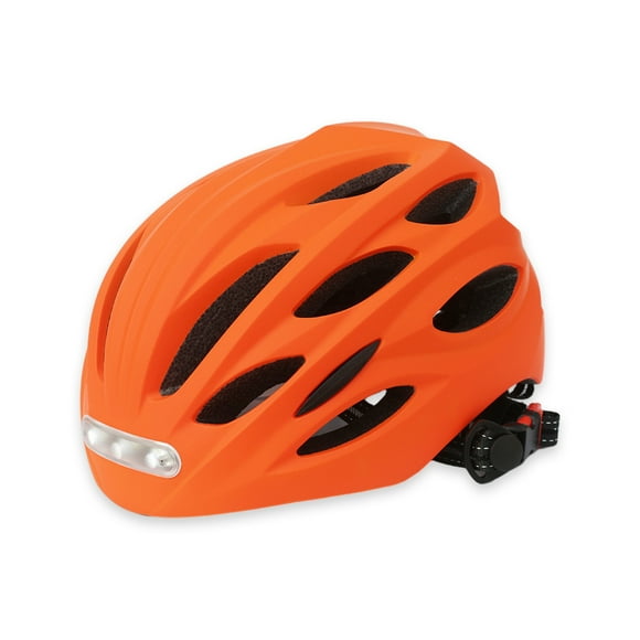 Casco de bicicleta Greeniant con luz LED impermeable naranja M Type2 NO2
