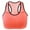 Orange, variant on Sports Bras for Women Clearance Wire Free Mesh Sports Underwear Yoga Running Quick Drying Vest Bra
