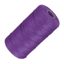 Uxcell Nylon String Cord 1.5mm x 218 Yards Macrame Rope Braided Thread Twine for Jewelry Making, Purple