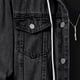 thumbnail image 5 of RKSTN Men's Detachable Hoodie Denim Jackets Oversized Drawstring Button Down Cardigan Jeans Coats Tops Mens Casual Solid Comfy Slim Fits Streetwear Long Sleeve Button Denim Hooded Jacket, 5 of 7