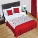 thumbnail image 2 of Colcha con Cojines Decorativos King Size Rojo Elefantito Lorein UltraSoft, 2 of 3