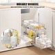 thumbnail image 3 of VEVOR Organizador de Gabinete Extraíble 305x533x381 mm Estantes de Despensa Deslizables de Alta Resistencia, de Acero Cromado para Gabinete de Cocina Baño, Tamaño de Instalación 343x558x457 mm, 3 of 9