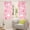 Pink, variant on Feelyou Kawaii Snowman Black Out Curtains, Rustic Snow Curtains Pack of 2 (42x63 Each), Winter Christmas Festival Bedroom Curtains, Curtains and Drapes Bedroom Decor