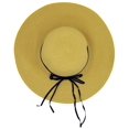 thumbnail image 5 of Woven Sun Hats for Women, Chic Summer Ladies Fashion Hat, Sylish Ribbon (Shoestring Ribbon - Tan, 1 Pack), 5 of 7