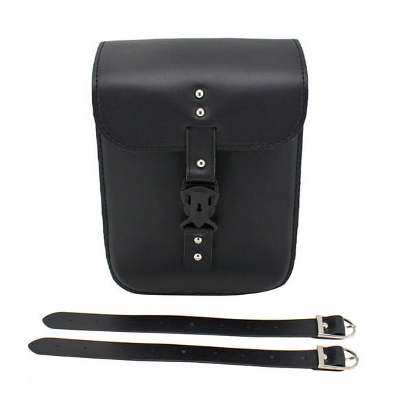 Motorcycle Luggage Bag Waterproof Motorbike Saddle Bags Universal PU Leather Side Bags Pouch Motorcycle Accessories