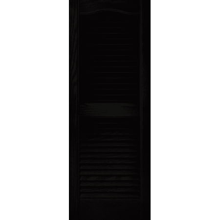 Builders Edge Vinyl Open Louvered Shutter - Pack of 2 — Residential Use, Standard Application
