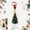 Glass-Green, variant on JASKFLY Recordable Christmas Tree Message in a Bottle, Voice Recording Holiday Keepsake with Playback, Snowy Scene, Glass, Green, 1 Count