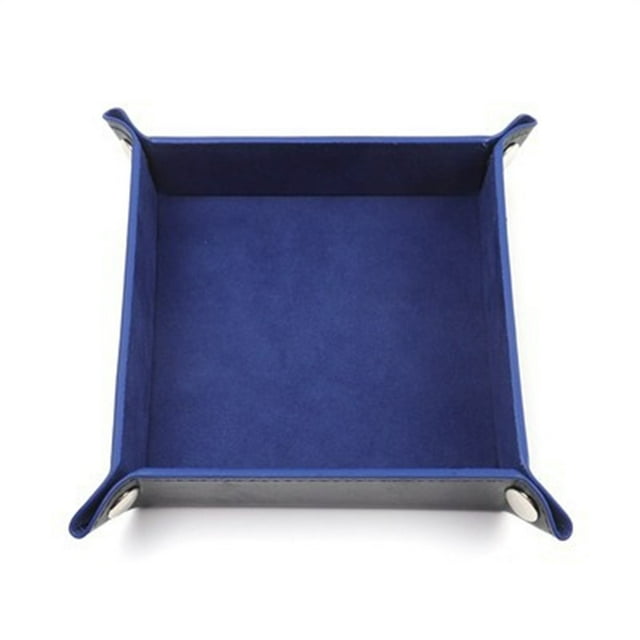 Plateau Pliant en Cuir PU avec Conception Empilable pour les Voyages et l'Usage Quotidien