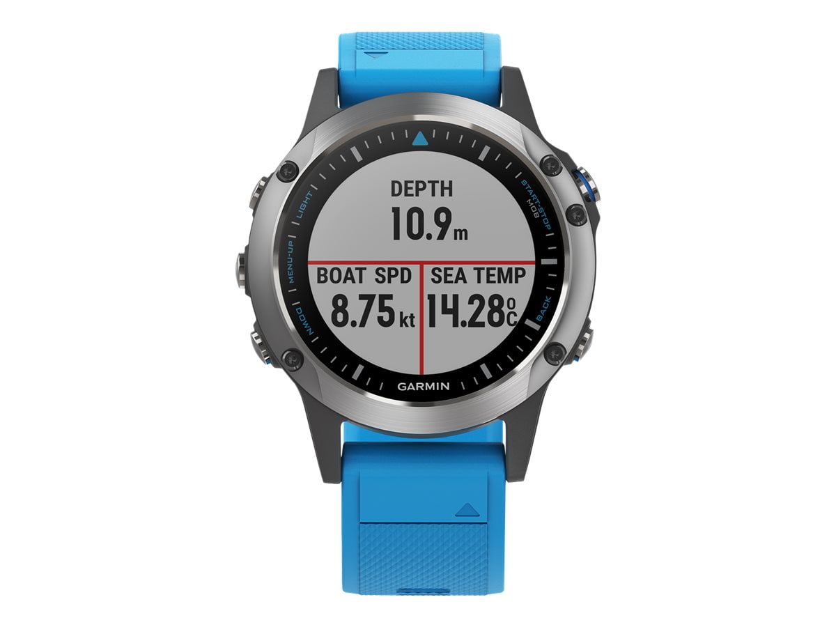 Garmin quatix 5 - watch - marine, cycle, golf, running, swimming 1.2" - Walmart.com