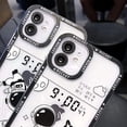 thumbnail image 5 of Compatible with iPhone Case,Transparent Cute Creative Funny Astronauts Bumper Camera Lens Protection Clear Soft Shockproof Cover Phone Case (2,iPhone 11), 5 of 5